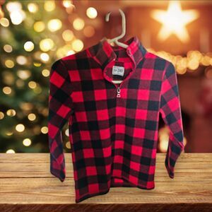 Children's Place Buffalo Plaid Pullover‎ Size M 7/8 (Y38)